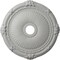 Ekena Millwork Heaton Ceiling Medallion (Fits Canopies up to 6 1/2"), 27 1/2"OD x 3 7/8"ID x 2 1/4"P, Frost CM27HEFRF - alternate 1